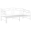 VidaXL vidaXL Pull-out Sofa Bed Frame White Metal for Day Sleeping Sleepover Guest 5