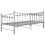 VidaXL vidaXL Pull-out Sofa Bed Frame Grey Metal for Day Sleeping Guest Sleepover 10