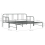 VidaXL vidaXL Pull-out Sofa Bed Frame Grey Metal 90x200cm Bedroom Guest Day Bed Base 5