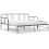 VidaXL vidaXL Pull-out Sofa Bed Frame Grey Metal 90x200cm Bedroom Guest Day Bed Base 10