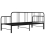 VidaXL vidaXL Pull-out Sofa Bed Frame Black Metal 90x200 cm Day Bed Base Bedstead 6