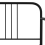 VidaXL vidaXL Pull-out Sofa Bed Frame Black Metal 90x200 cm Day Bed Base Bedstead 11