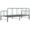 VidaXL vidaXL Pull-out Sofa Bed Frame Grey Metal 90x200cm Bedroom Guest Day Bed Base 6