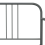 VidaXL vidaXL Pull-out Sofa Bed Frame Grey Metal 90x200cm Bedroom Guest Day Bed Base 11
