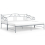 VidaXL vidaXL Pull-out Sofa Bed Frame Grey Metal for Day Sleeping Sleepover Guest 8