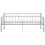 VidaXL vidaXL Pull-out Sofa Bed Frame Grey Metal for Day Sleeping Guest Sleepover 10