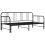 VidaXL vidaXL Pull-out Sofa Bed Frame Black Metal 90x200 cm Day Bed Base Bedstead 3