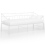 VidaXL vidaXL Pull-out Sofa Bed Frame White Metal for Day Sleeping Guest Sleepover 7