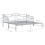 VidaXL vidaXL Pull-out Sofa Bed Frame Grey Metal for Day Sleeping Sleepover Guest 9