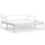 VidaXL vidaXL Pull-out Sofa Bed Frame White Metal for Day Sleeping Guest Sleepover 3