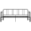 VidaXL vidaXL Pull-out Sofa Bed Frame Black Metal 90x200 cm Day Bed Base Bedstead 4