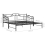 VidaXL vidaXL Pull-out Sofa Bed Frame Black Metal for Day Sleeping Sleepover Guest 6