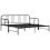 VidaXL vidaXL Pull-out Sofa Bed Frame Black Metal 90x200 cm Day Bed Base Bedstead 9