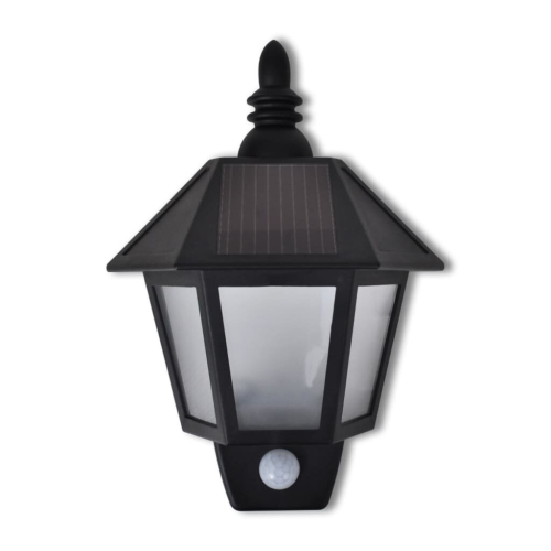 VidaXL vidaXL Solar Wall Lamp with Motion Sensor Outdoor Garden Lighting Fixture 2