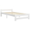 VidaXL vidaXL Solid Wood Pine Bed Frame White 90x200 cm Wooden Bedstead Bed Base 3