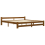 VidaXL vidaXL Solid Wood Pine Bed Frame Honey Brown 200x200 cm Bedstead Bed Base 5