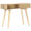 VidaXL vidaXL Solid Mango Wood Console Table 90cm Indoor Entryway Table Hallway Desk 8