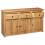 VidaXL vidaXL Solid Wood Pine Sideboard 3 Drawers 3 Doors Storage Chest Side Cabinet 10