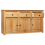 VidaXL vidaXL Solid Wood Pine Sideboard 3 Drawers 3 Doors Storage Chest Side Cabinet 6