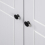 VidaXL vidaXL Solid Pine Panama Range Wardrobe White Clothes Bedroom Cabinet Closet 5