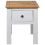 VidaXL vidaXL Solid Wood Pine Bedside Cabinet Panama Range White Bedroom Cabinet 7