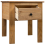 VidaXL vidaXL Solid Wood Pine Bedside Cabinet Panama Range Natural Bedroom Cabinet 4
