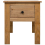 VidaXL vidaXL Solid Wood Pine Bedside Cabinet Panama Range Natural Bedroom Cabinet 5