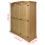 VidaXL vidaXL Wardrobe Storage Cupboard Cabinet Stand Mexican Pine Corona Range 3 Doors 5
