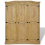 VidaXL vidaXL Wardrobe Storage Cupboard Cabinet Stand Mexican Pine Corona Range 3 Doors 2