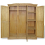 VidaXL vidaXL Wardrobe Storage Cupboard Cabinet Stand Mexican Pine Corona Range 3 Doors 3