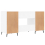 VidaXL (white) vidaXL Desk Computer Desk Writing Table Office Work Desk White Engineered Wood 9