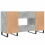 VidaXL (concrete grey) vidaXL Desk Computer Desk Writing Table Office Table Work Desk Engineered Wood 8