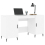 VidaXL (white) vidaXL Desk Computer Desk Writing Table Office Work Desk White Engineered Wood 7