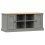 VidaXL (grey) vidaXL Shoe Bench Storage Bench Shoe Storage Cupboard VIGO Solid Wood Pine 7