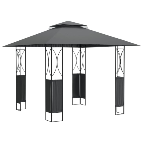VidaXL vidaXL Pavillon mit Dach Anthrazit 300x300x270 cm Stahl 2