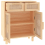 VidaXL (brown) vidaXL Sideboard Storage Cabinet Cupboard Solid Wood Pine and Natural Rattan 7