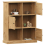 VidaXL (brown) vidaXL Bookcase Bookshelf Storage Shelf Storage Rack VIGO Solid Wood Pine 5