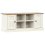 VidaXL (white) vidaXL Shoe Bench Storage Bench Shoe Storage Cupboard VIGO Solid Wood Pine 7