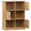 VidaXL (brown) vidaXL Bookcase Bookshelf Storage Shelf Storage Rack VIGO Solid Wood Pine 7