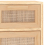 VidaXL (brown) vidaXL Sideboard Storage Cabinet Cupboard Solid Wood Pine and Natural Rattan 9