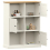 VidaXL (white) vidaXL Bookcase Bookshelf Storage Shelf Storage Rack VIGO Solid Wood Pine 4