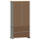 VidaXL (grey) vidaXL Bookcase Book Shelf Display Cabinet Highboard VIGO Solid Wood Pine 8