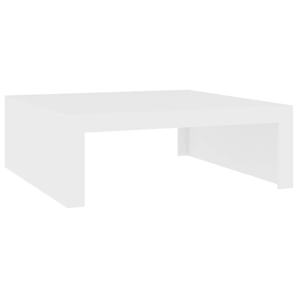 Vidaxl Coffee Table White Engineered Wood Living Room Couch End Sofa Table