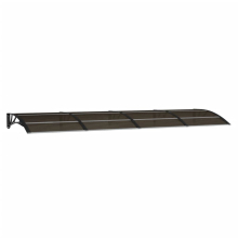 vidaXL Türvordach Schwarz 350 x 100 cm Polycarbonat