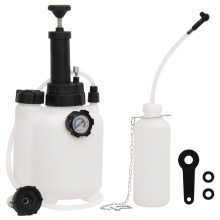 vidaXL Brake Bleeder Hydraulic Disc Brake Bleed Tool Kit White and Black 3 L