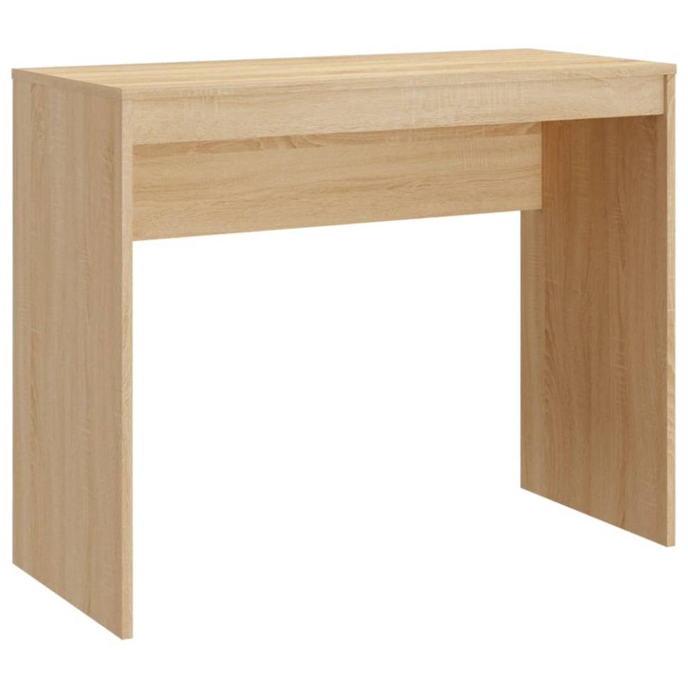 Vidaxl Desk Sonoma Oak Engineered Wood Computer Workstation Corner Study Desk
