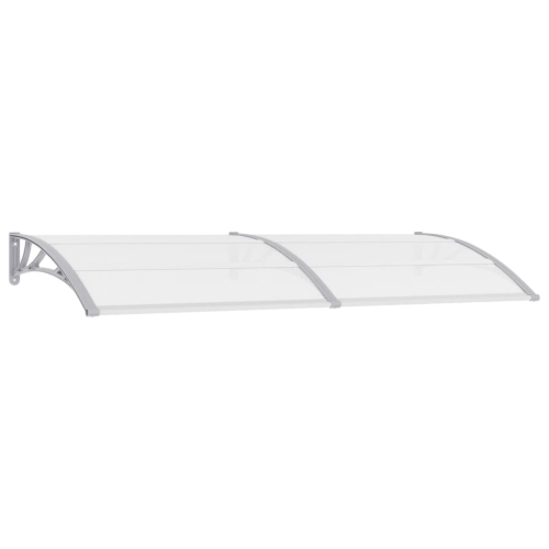 VidaXL vidaXL Türvordach Grau 240x100 cm PC