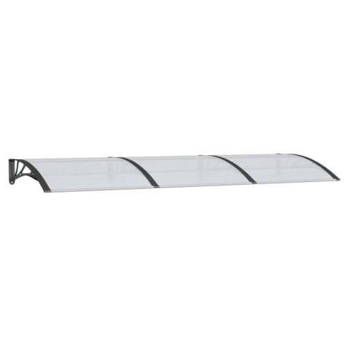 VidaXL vidaXL Türvordach Schwarz 300x100 cm Polycarbonat