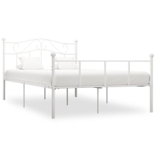 vidaXL sengestel hvid metal 160 x 200 cm