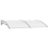VidaXL vidaXL Türvordach Grau und Transparent 200x75 cm PC 1